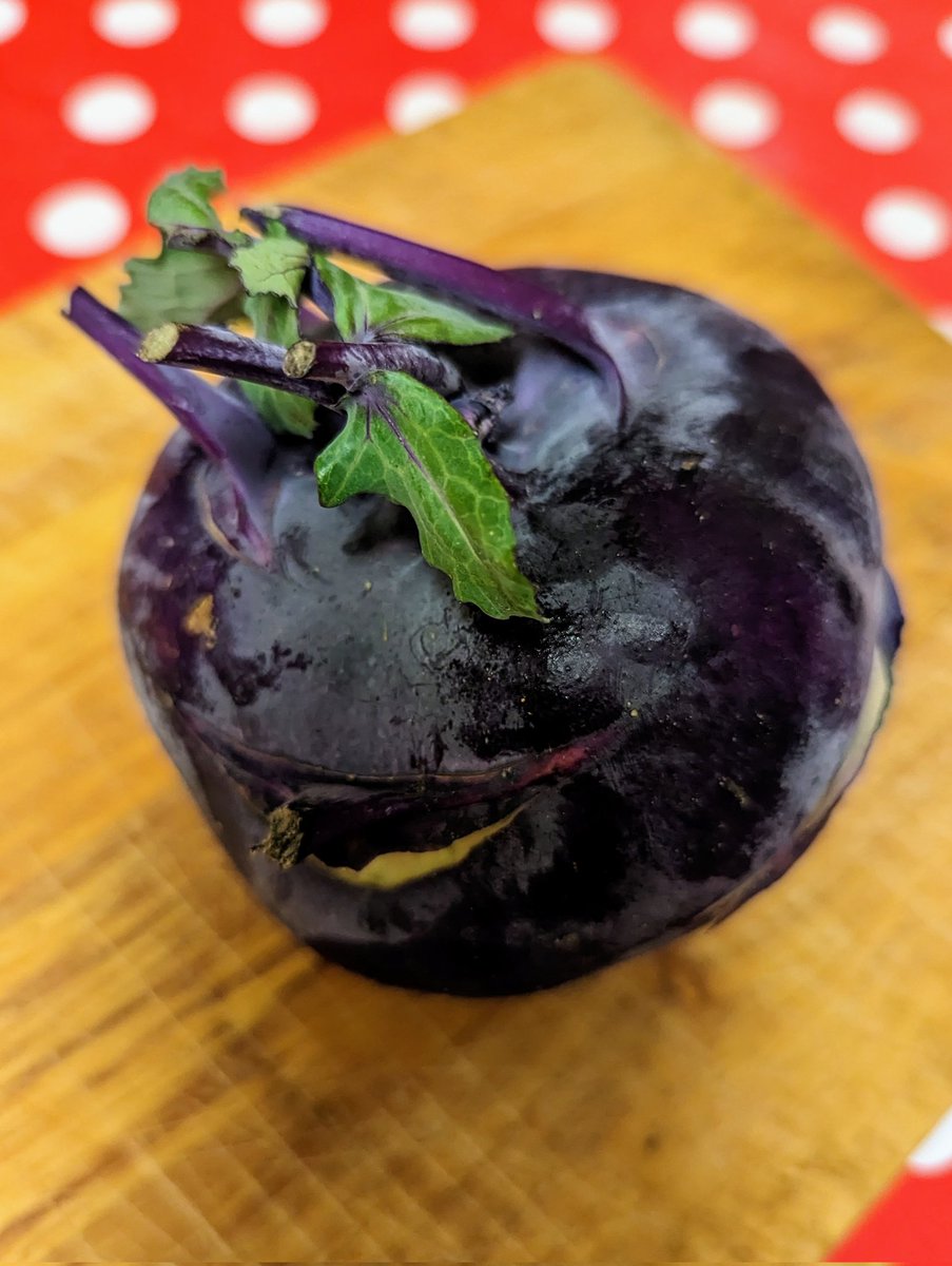 Today's game is 'Name the Mystery Vegetable'. Did you know it was a purple kohlrabi? Yes, my life is this rock and roll... #the100dayproject #100smallthings