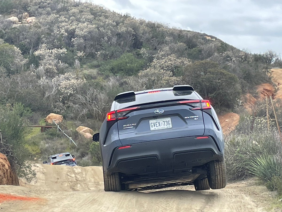 VehicleDG's tweet photo. ☀️ California Photo Book! 

Driving the @SubaruCanada Solterra is definitely going on our “Best Of” list for 2023! https://t.co/jeGhKx4dFO