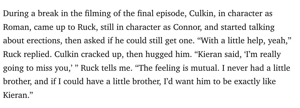 EricSull's tweet photo. The on-set @succession small talk is EXACTLY what you'd expect. Want more Kieran Culkin? Of course you do. My @esquire profile here: https://t.co/jd9M5jZ6li https://t.co/AsRv3MK6Nl