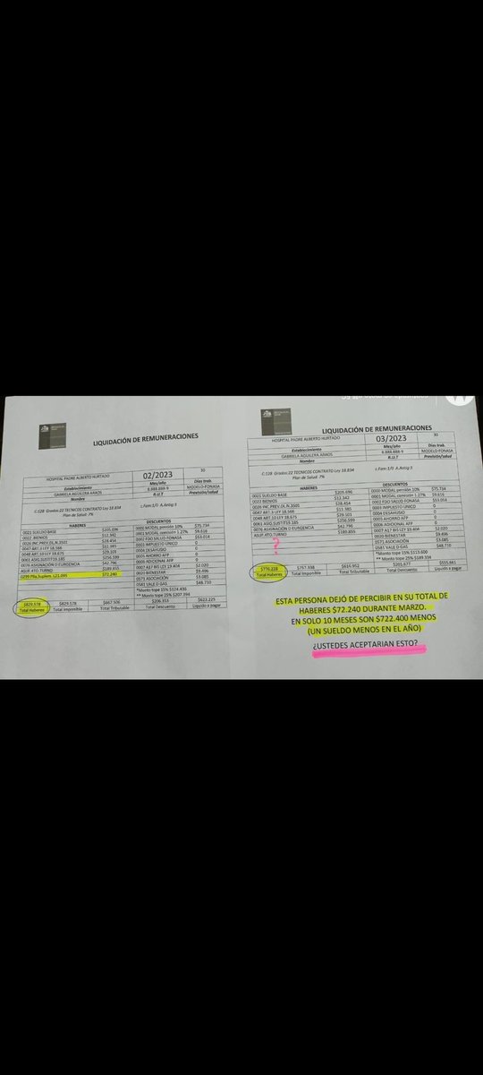 Basta de abusos y mentiras...
Las pruebas son más que la verdad, están claras...
#hospitalpadrehurtado 
#devuelanlaplata

@ministeriosalud @ministeriosalud @ximenaguilera @GabrielBoric @PamJiles @camila_vallejo @izkia @fuentesilva @Fonasa @FENATSNACIONAL @florcitamotuda