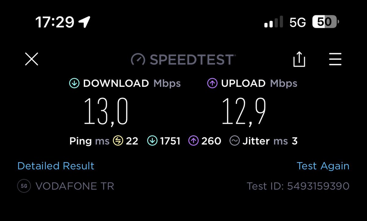 abdulkadirkls's tweet photo. @webtekno Vodafone ile çok kısıtlı noktalarda deneyimledik ama örneklerdeki gibi 4G’yi 5G olarak vermezler umarım :) 

1. test Kadıköy
2. test Beşiktaş Stadyum https://t.co/75xoPnYfuv