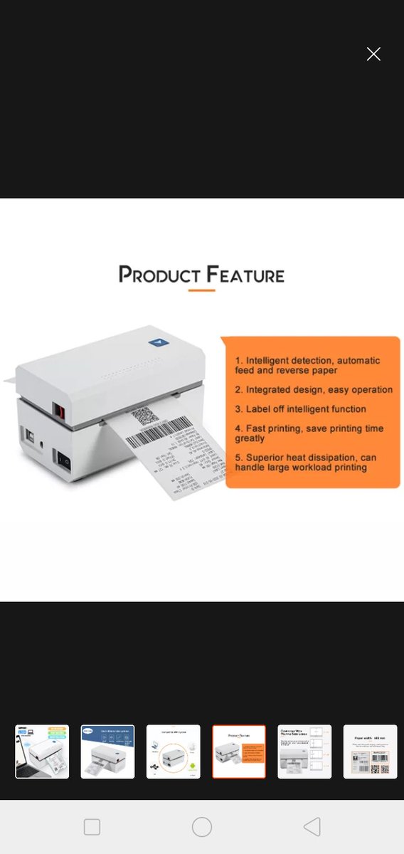 eukistrawhat's tweet image. SoloRe A7 USB Thermal Printer Inkless - ₱1,879
Waybill, Sticker, Label, Shipping Label,  Barcode Printer For Windows 7/8/10/XP System

Mabibili sa Lazada  invol.co/clhp5b7

#thermalprinter #WaybillPrinter #barcodeprinter  #shippinglabelprinter #trendingnow #ESSENTIALTECH