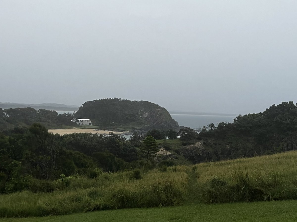 The last day of our #writersretreat dawned wet and bleak. #WritingCommunity  #amediting