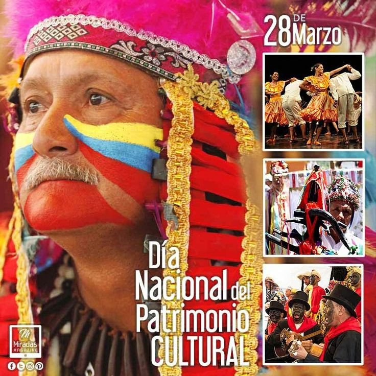 #28marzo. Día nacional del patrimonio cultural. Vaya nuestro saludo a todos los cultores, promotores y difusores de la cultura en Venezuela.
#DuroContraLaCorrupcion
@TuiterosPatriotas
@TuiteraJuvenil
@PatriotaEnMovimiento
@GuerreraActiva