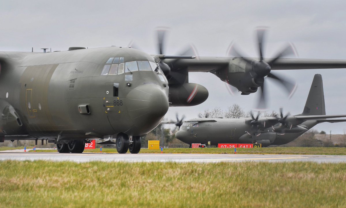ZH868 &amp; ZH870 “ ZORRO1 &amp; ZORRO2” 28.03.23 Brize Norton #avgeek