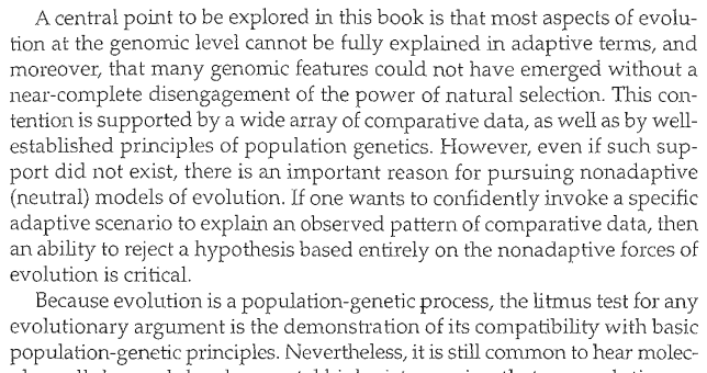 Mike Lynch goes so hard in the preface to The Origins of Genome Architecture and I love it