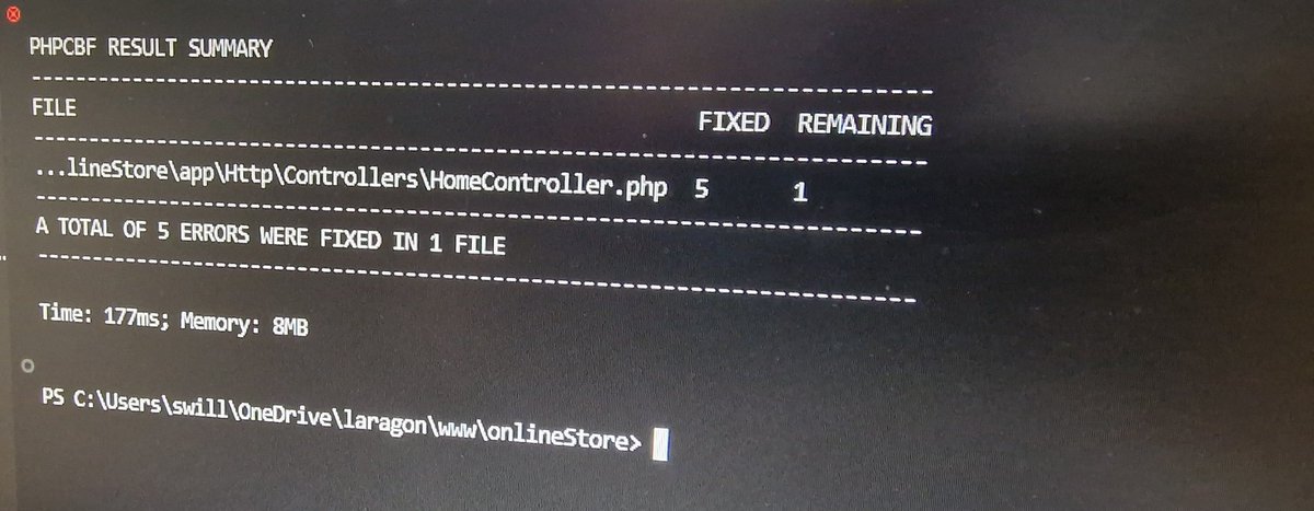 _StevenWillett's tweet image. That moment when you have been manually coding to a #PHP #PSR standard all this time and then find @gregsherwood 's #PHP_CodeSniffer repo..... #TimeSaver #Laravel. How have I not found this sooner!