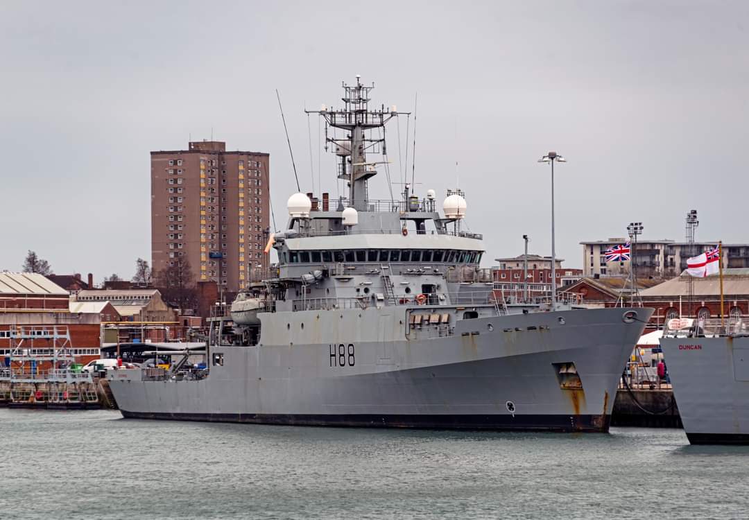 AWenham1's tweet photo. HMS Enterprise seen today @HMSEnterprise @RoyalNavy @NavyLookout @ThingsNavy @WarshipCam @WarshipsIFR @warshipworld #HMSENTERPRISE https://t.co/GLGCFO1ga9