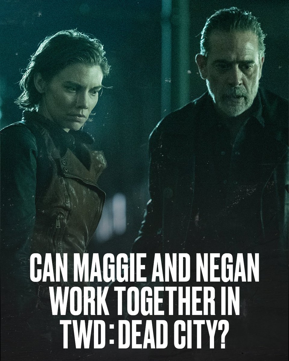 TheWalkingDead's tweet photo. The unlikeliest duo. 

Watch #DeadCity coming June 18, 2023. https://t.co/pHju9BnVQl