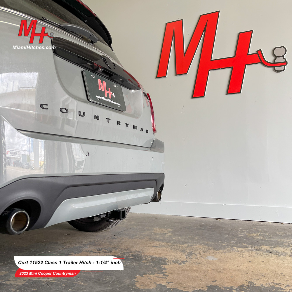MiamiHitches's tweet photo. 2023 Mini Countryman with a Curt 11522 Class 1 Trailer Hitch Receiver - 1-1/4" inch

*Tow capacity: 2,000 Lbs. (Capacity for trailers, boats, jet skis, etc.)
*Tongue Capacity: 200 Lbs. (Capacity for bike racks, cargo racks, or any other hitch accessory.)

#CurtMFG #MiniCountryman https://t.co/wFi81rT0br