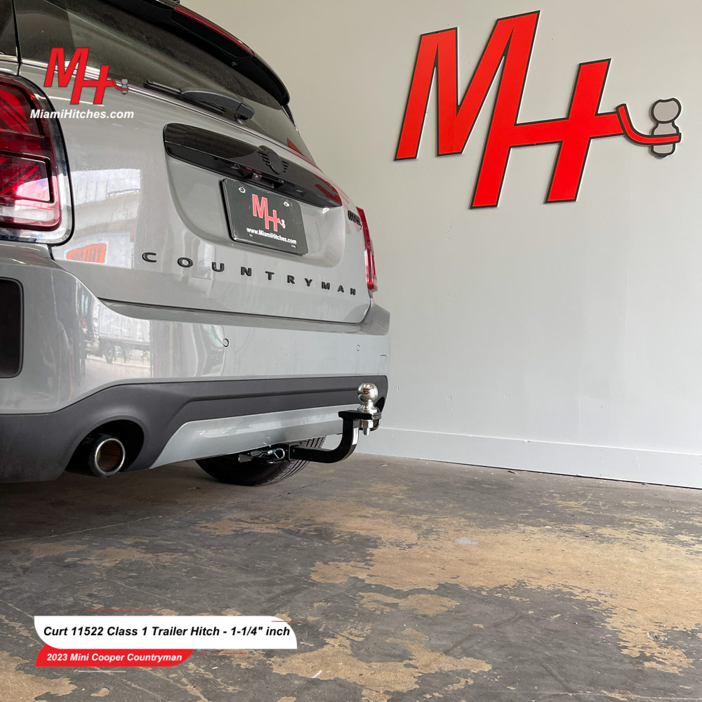 MiamiHitches's tweet photo. 2023 Mini Countryman with a Curt 11522 Class 1 Trailer Hitch Receiver - 1-1/4" inch

*Tow capacity: 2,000 Lbs. (Capacity for trailers, boats, jet skis, etc.)
*Tongue Capacity: 200 Lbs. (Capacity for bike racks, cargo racks, or any other hitch accessory.)

#CurtMFG #MiniCountryman https://t.co/wFi81rT0br