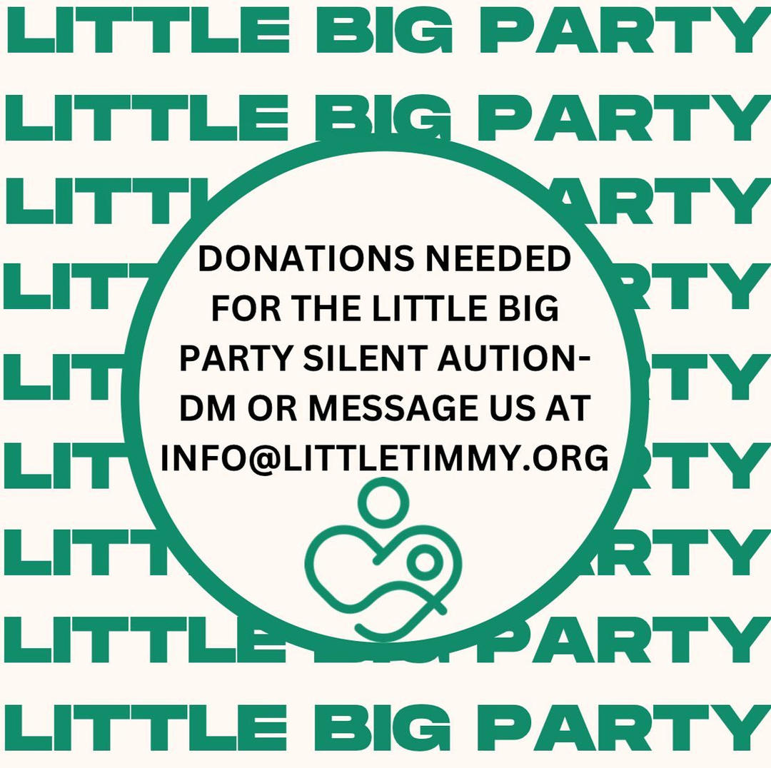 SAVE THE DATE for our Little Big Party - Saturday, June 24th! 💙 Reach out via email - info@littletimmy.org - and let us know if you are interested in supporting our June event ✉️The Little Timmy Project will be able to provide 501(c)3 tax documentation/information to all donors!