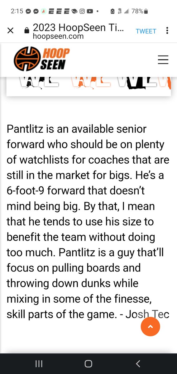 Thankyou <a href="/hoopseen/">HoopSeen</a> for the wright up.