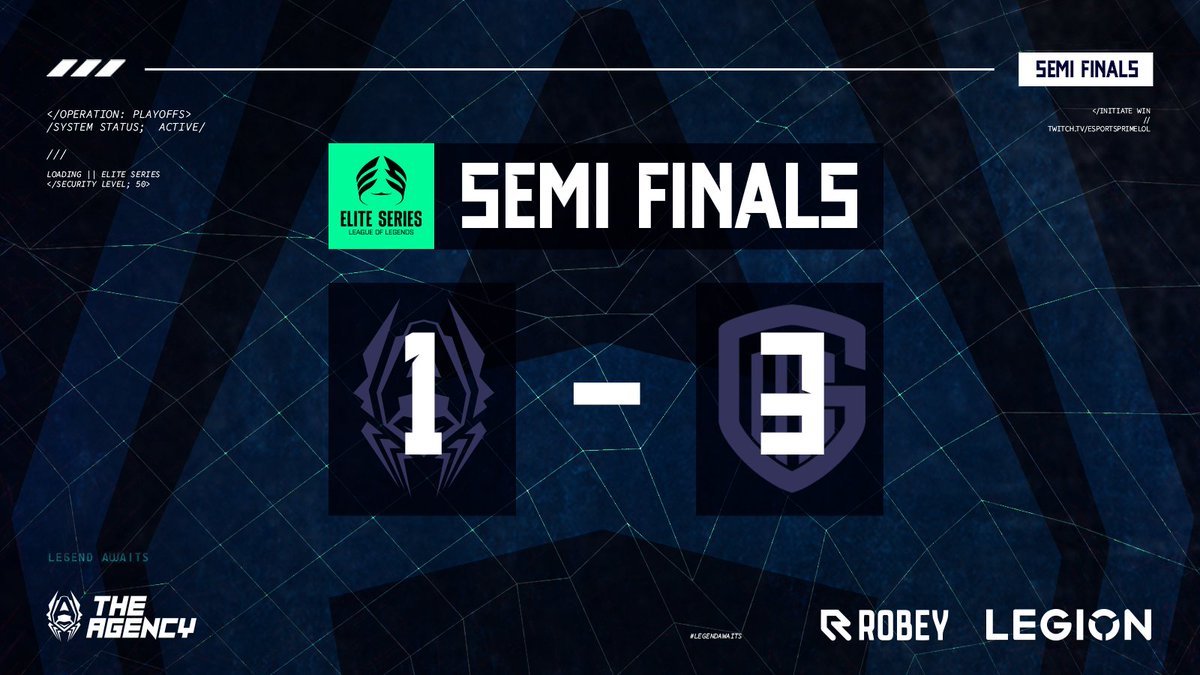 That was it for us. We tried our best, but it wasn't enough 😐

Kudos to <a href="/KRCGenkEsports/">KRC GENK Esports</a>, we are rooting for you to represent our region at the European level 👊

#LEGENDSAWAIT