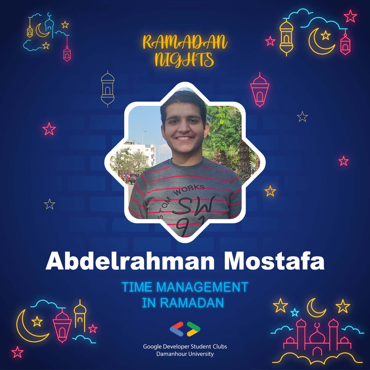 GDGoncampus_DMU's tweet photo. رمضان في GDSC حاجه تانيه وسر فى التفاصيل ..

تفاصيل اي بقى تعال اقولك انا 🤔

خروجات ولا عزومات ولا مذاكره ولا مسلسلات ولا اكل ولا اي ؟

طب اذاكر قبل الفطار و لا بعد الفطار ، اقولك خليها بعد السحور و فى الآخر هنوصل أننا هنأجلها لبكرة 😂 https://t.co/f31pnxfOMo