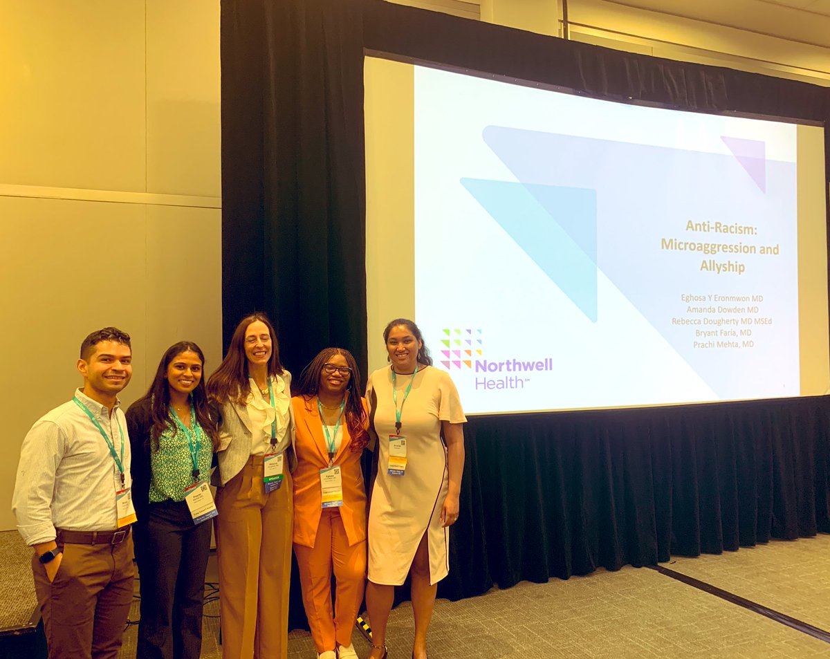Powerful Anti-Racism Training workshop led by <a href="/NorthwellDHM/">Northwell Division of Hospital Medicine</a> hospitalists <a href="/RMHDougherty/">Rebecca Dougherty</a> <a href="/DrAmandaDowden/">Amanda dowden</a> <a href="/EEronmwon/">Eghosa Eronmwon MD</a> at #SHMConverge23
