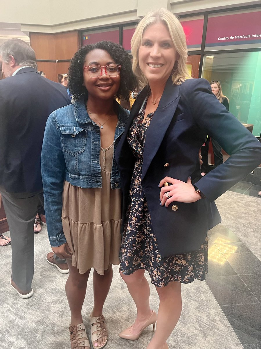 Ms_Cleveland's tweet photo. So proud to celebrate and honor our #SpotlightStudent at tonight’s @WCPSS Board meeting. Cassidy walks in every day with a smile and a positive outlook. She has overcome obstacles to find success. ❤️❤️ #TakeFlightGH https://t.co/sOkaJIqjsd