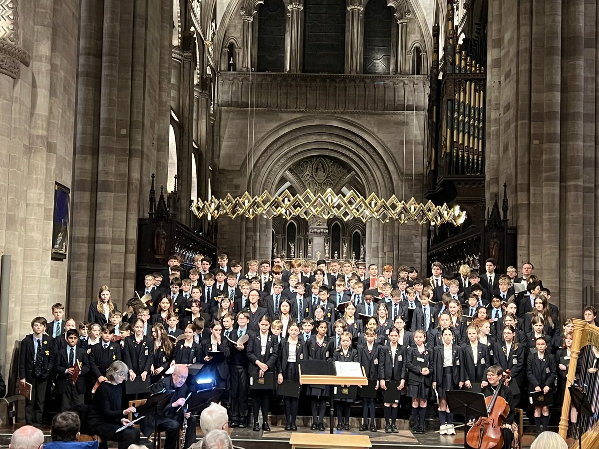 The wonderful setting of Hereford Cathedral was the scene of tonight’s fabulous Haberdashers’ Monmouth Schools’ Choral and Orchestral Concert. #HerefordCathedral #Hereford #Herefordshire