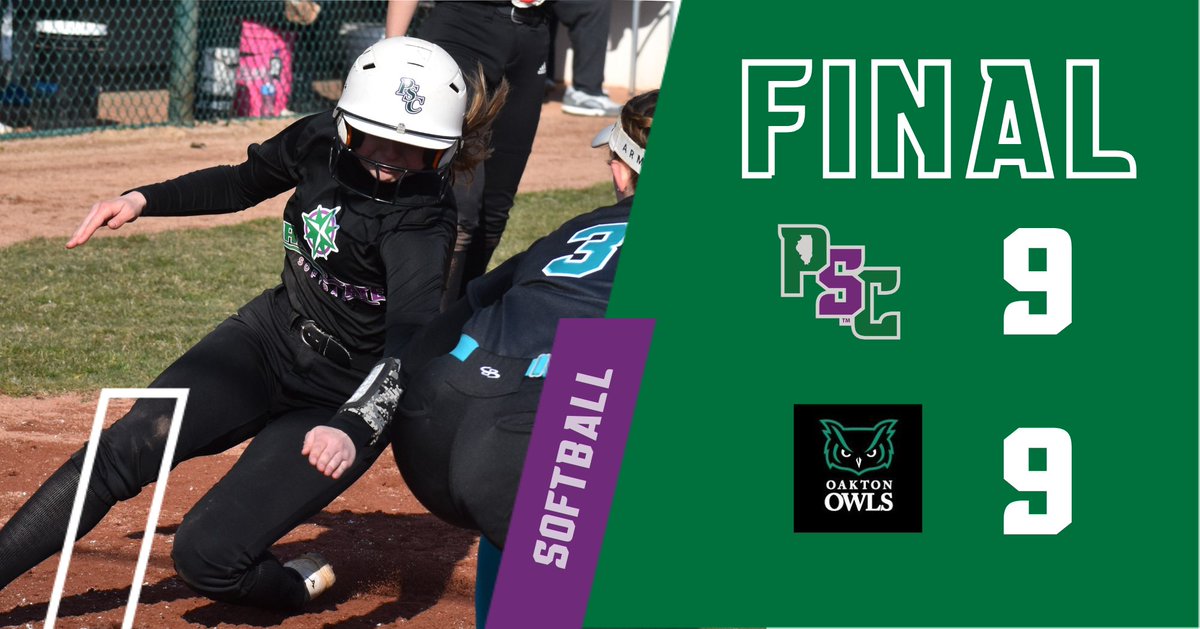 PSCPioneers's tweet photo. Thanks to a home run off the bat of Arianna Mata, PSC softball earned a tie with Oakton in Game 1 of its Skyway Conference clash with Oakton!
#WeArePSC #pscsoftball https://t.co/uJ8kwNSoBw