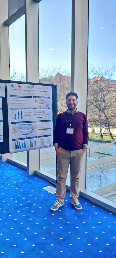 JackKolokasis's tweet photo. If you want to know more about TeraHeap, join me in the poster session at @ASPLOSConf !

Paper: https://t.co/cRoSmreZkU
Github: https://t.co/IMH9WIB698

#asplos23 #jvm #bigdata #analytics #ssDiski https://t.co/rW5MiPGvYY