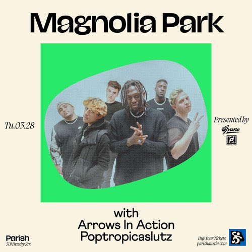 Here are a few concert options for tonight, Tuesday, March 28th!

- Danny Golden with Tombus and Wil Cope <a href="/HotelVegasATX/">HOTEL VEGAS</a> 

- Body Pillow &amp; Blah Spa <a href="/mohawkaustin/">Mohawk Austin</a> 

- Magnolia Park with Arrows In Action and Poptropicaslutz <a href="/ParishATX/">Parish</a> 

Tickets/More Info: atxconcert.com