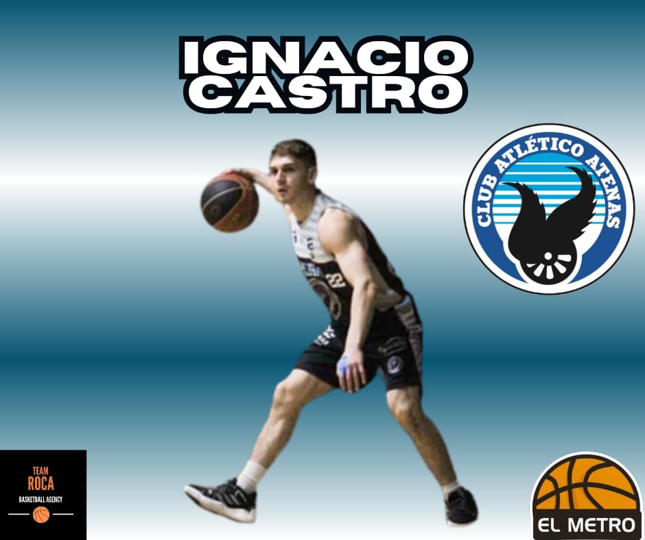 BCPasion's tweet photo. QUEDATE VOS TAMBIÉN

Ignacio Castro continuará en Atenas tras haberlo defendido en la pasada DTA, donde tuvo 3.5pts, 2.1reb y 1.5ast de promedio.

El base aportó 5.8pts, 3.4reb y 3.4ast durante el pasado Metro jugando por San Telmo. https://t.co/YqDVCZu9Dv