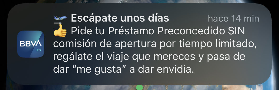 gustavomam's tweet photo. endeudarse para dar envidia por redes sociales?. pueden haber otras formas más acertadas de ofrecer productos financieros #BBVA https://t.co/VGUN0w9enj