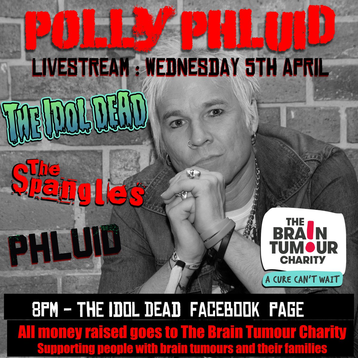 The talented <a href="/Polly_Phluid/">Polly Phluid Ⓥ</a> is doing good things again, and as usual it's for a very deserving cause...

8pm instead of 9pm - coz he haz a job now

#braintumourcharity #braintumourcharityuk #braintumour #braintumourawareness