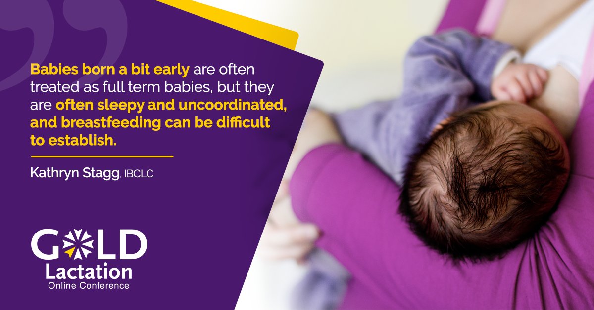 GOLDLactation's tweet photo. Join us at #GOLDLactation 2023 Online Conference with @kathstaggibclc for "Don't Let Us Fool You: Breastfeeding in Late Preterm and Early Term Babies"! Click through for full details: https://t.co/LNP7zcVSUY
#PretermBaby #PretermInfant #IBCLC #breastfeeding #lactation https://t.co/JQSMn9nkET