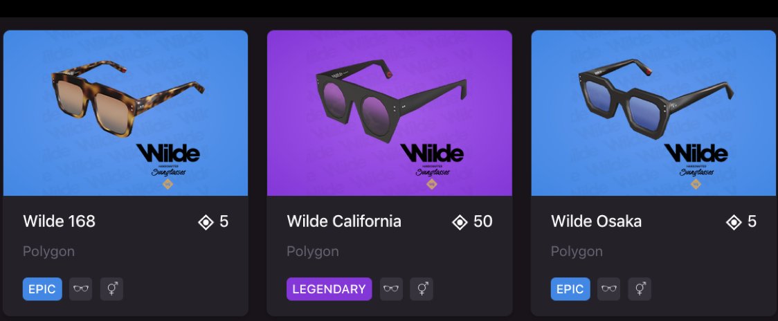 NFTcreep 🔥❤️🔥 (@nftcreep) on Twitter photo 🎉 GIVEAWAY ALERT 🎉
Get ready to rock all summer long with <a href="/wildesunglasses/">wildesunglasses</a> ! We're giving away all 3 pairs of <a href="/decentraland/">Decentraland</a> wearables to one lucky winner!
1⃣Follow <a href="/wildesunglasses/">wildesunglasses</a> + <a href="/dclmuseum/">museumdistrict_dcl</a>
2⃣Tag some friends
3⃣RT
Check out the <a href="/dclmuseum/">museumdistrict_dcl</a> exhibit now! #NFTGiveaway #nft 🎉 GIVEAWAY ALERT 🎉
Get ready to rock all summer long with <a href="/wildesunglasses/">wildesunglasses</a> ! We're giving away all 3 pairs of <a href="/decentraland/">Decentraland</a> wearables to one lucky winner!
1⃣Follow <a href="/wildesunglasses/">wildesunglasses</a> + <a href="/dclmuseum/">museumdistrict_dcl</a>
2⃣Tag some friends
3⃣RT
Check out the <a href="/dclmuseum/">museumdistrict_dcl</a> exhibit now! #NFTGiveaway #nft