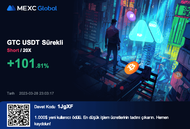 #GTC 20x Short

#Bitcoin #BTC #Eth #BNB #XRP #ADA #gns #DOGE #Ripple #neo #LTC #Shib #GTC #ETC #trb #MASK #GRT #DF #Magic #CFX #APE #jasmy #ALGO #JOE #CHESS #Lina #MDT #KMD #RAD #CELP #NMR #Lina #Ren #Dodo #Omg #iris #Eos #Qtum

detaylı bilgi için DM üzerinden iletişime geçiniz.