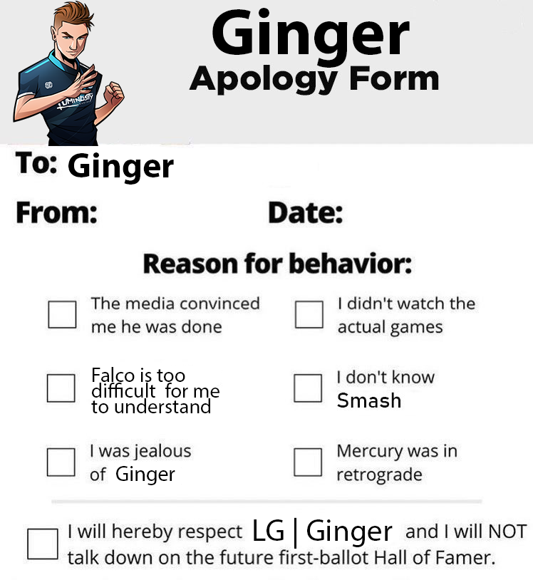 Luminosity's tweet photo. New LG Smash apology forms just dropped https://t.co/PdtfuuPbvI