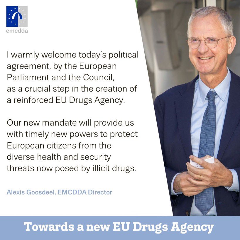 Besfort_AL's tweet photo. Great news for @EMCDDA! 

European citizens, EU/non-EU, incl 🇦🇱will benefit from a reinforced EU Drugs Agency. 
👏👏 Director Goosedeel &amp; the brilliant team of #EMCDDA 

#drugpolicy #health #security https://t.co/PXk3xsnw8e