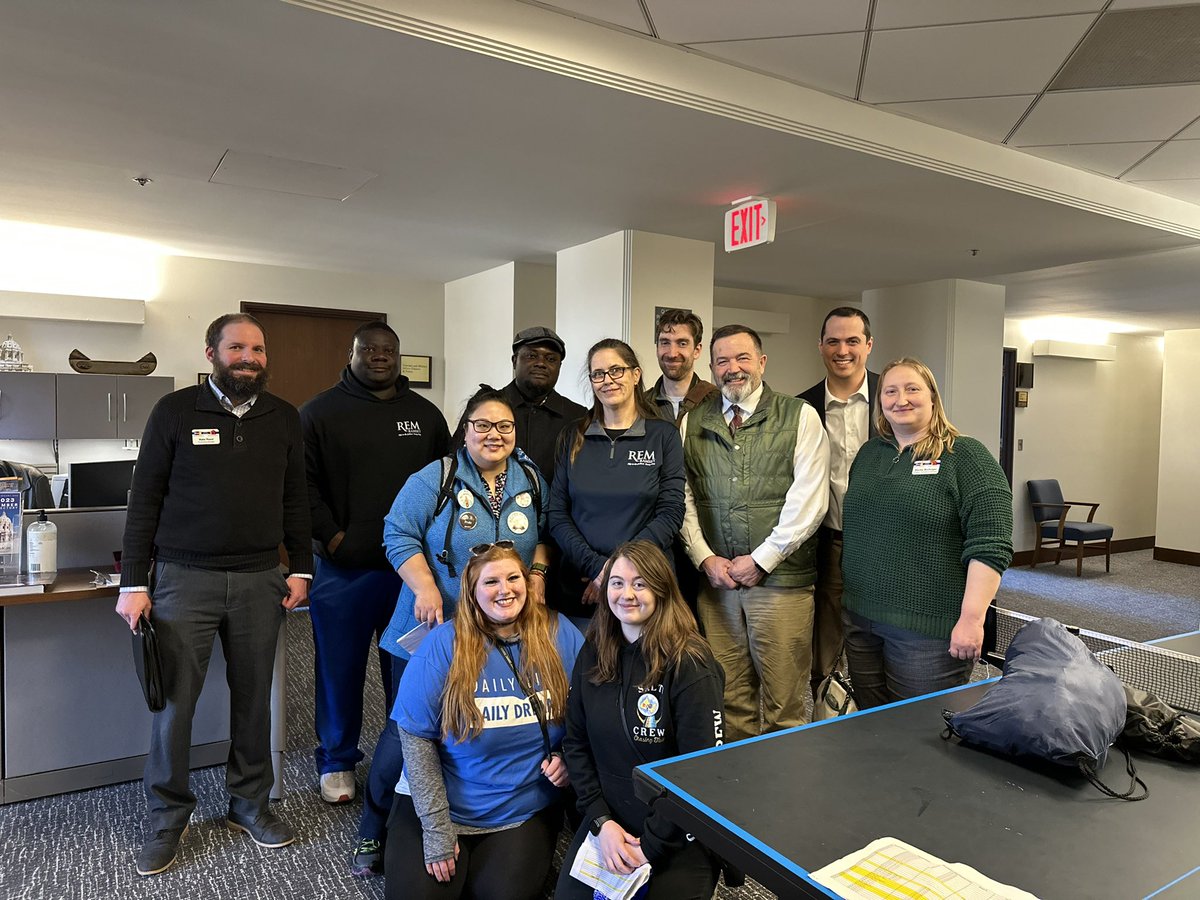 leonlillie's tweet photo. Great visit with people working in disability community—We as a state really need to fund these people doing such important work—Hoping this is the year!!! https://t.co/f87zs7X5XD