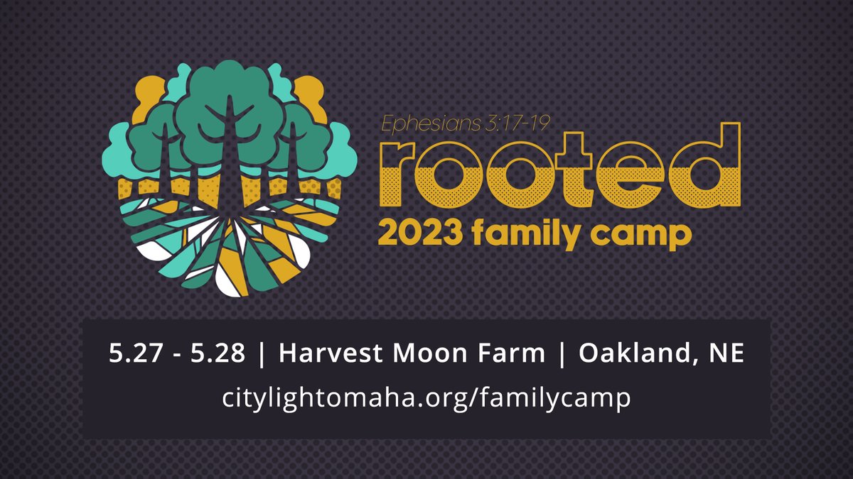 citylightomaha's tweet photo. 2023 FAMILY CAMP
5.27 - 5.28 | Oakland, NE
Connect. Make Memories. Grow. Repeat. We want to create space for families to intentionally connect, make memories &amp; grow together in Christ! Lodging is tent only. Cost is $100 per family. Learn more &amp; register at https://t.co/H933u6s6sL https://t.co/yWuHg9EHdP