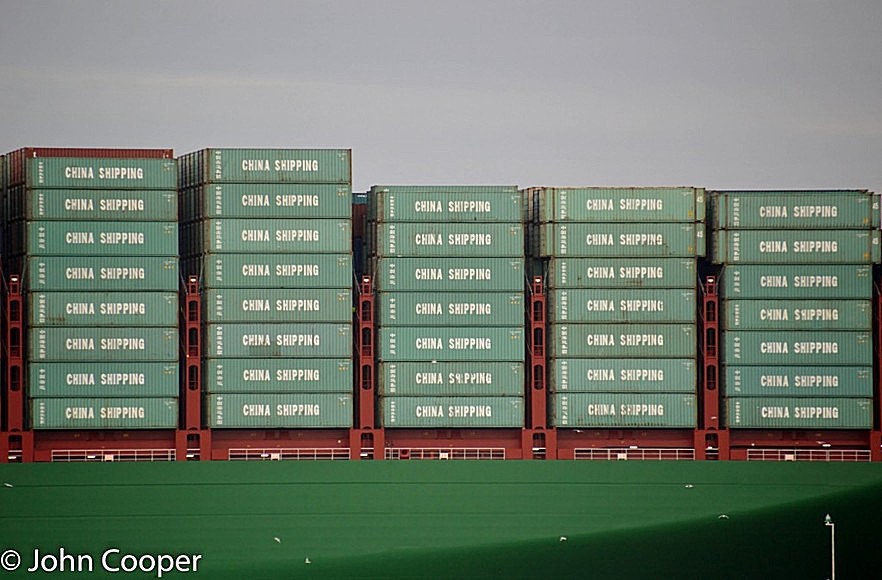 TheSuffolkMan's tweet image. #CSCL #Globe  inbound #Felixstowe on maiden call