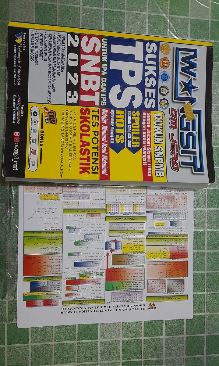 serigalc's tweet image. Giveaway buku UTBK SNBT

halo guys! aku mau hibahin buku wangsit (om jero) sukses tps dalam rangka memenuhi nazarku kalau lolos snbp. Syaratnya cukup rt + rep alasan kenapa kalian butuh buku ini (wish ptn+prodi jg boleh nanti ak bantu aamiin kan). End secepatnya (semoga rame)