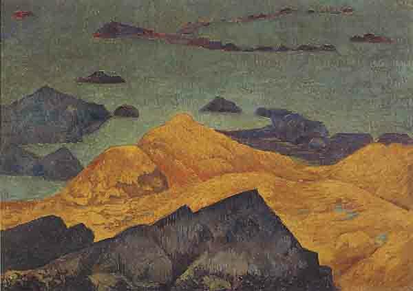 serusierpaul's tweet photo. Seashore, 1914 #synthetism #paulserusier https://t.co/Q1ERrxzUXO https://t.co/NRIoyfUJP3