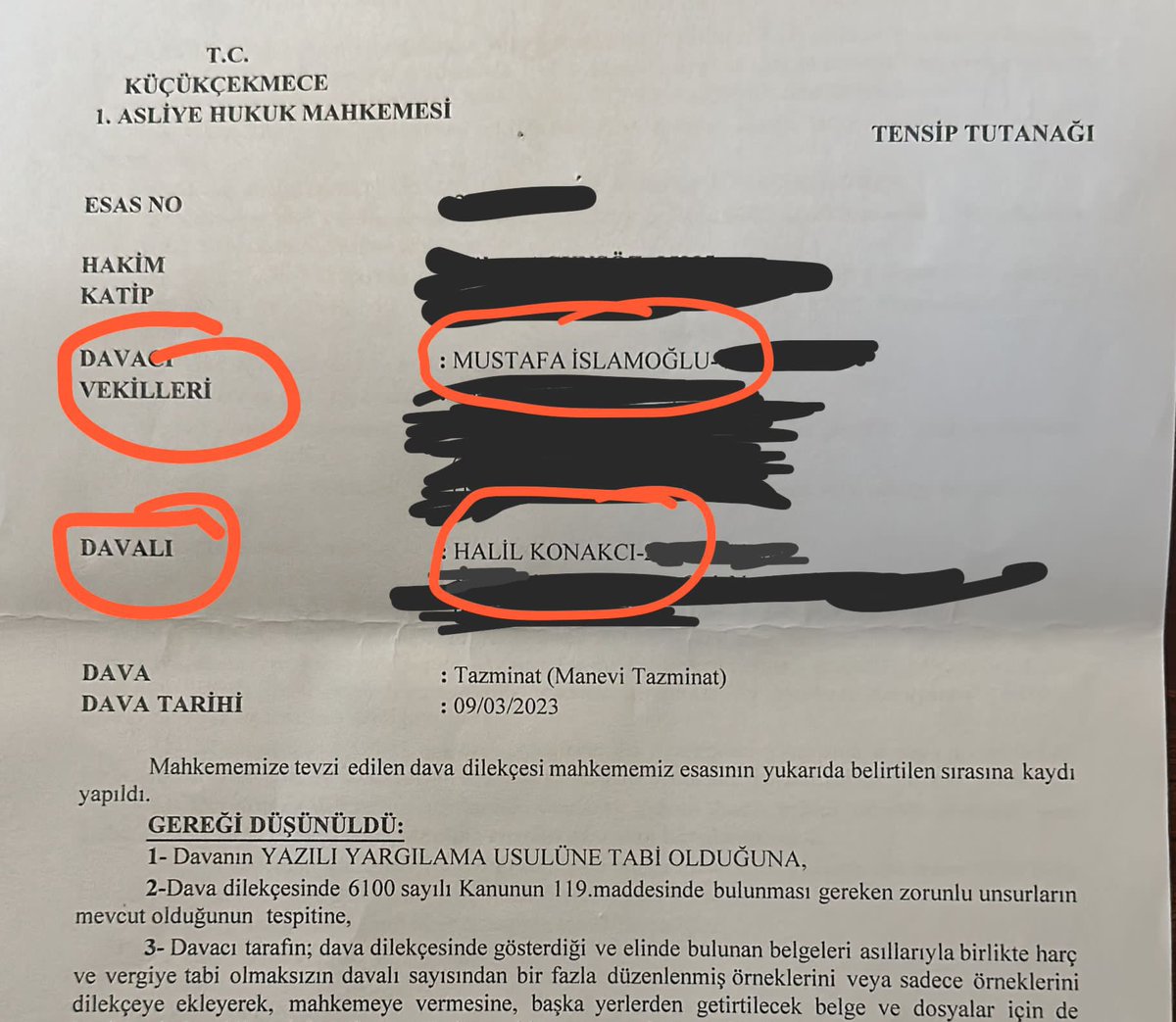 M. İslamoğlu tek kelime hakaret olmayan, gerçek yüzünü ve saçtığı fitneleri anlattığım vaazımdaki sözlerden incinmiş ve beni mahkemeye vermiş.
Bak M. İslamoğlu ömrümce senin bidat ve dalalet zihniyetinle mücadele edeceğim sen kendini fazla ciddiye alma çokta önemli biri değilsin.