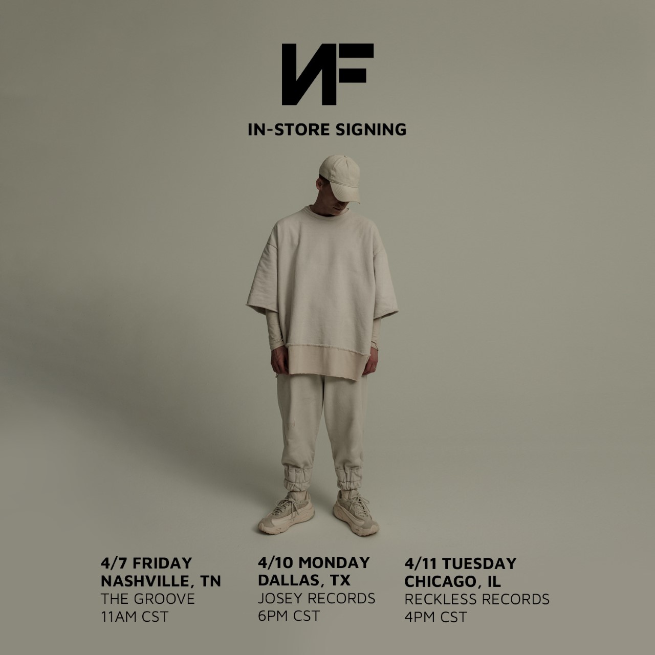 NF on Twitter "Street week I will be signing in Nashville, Dallas