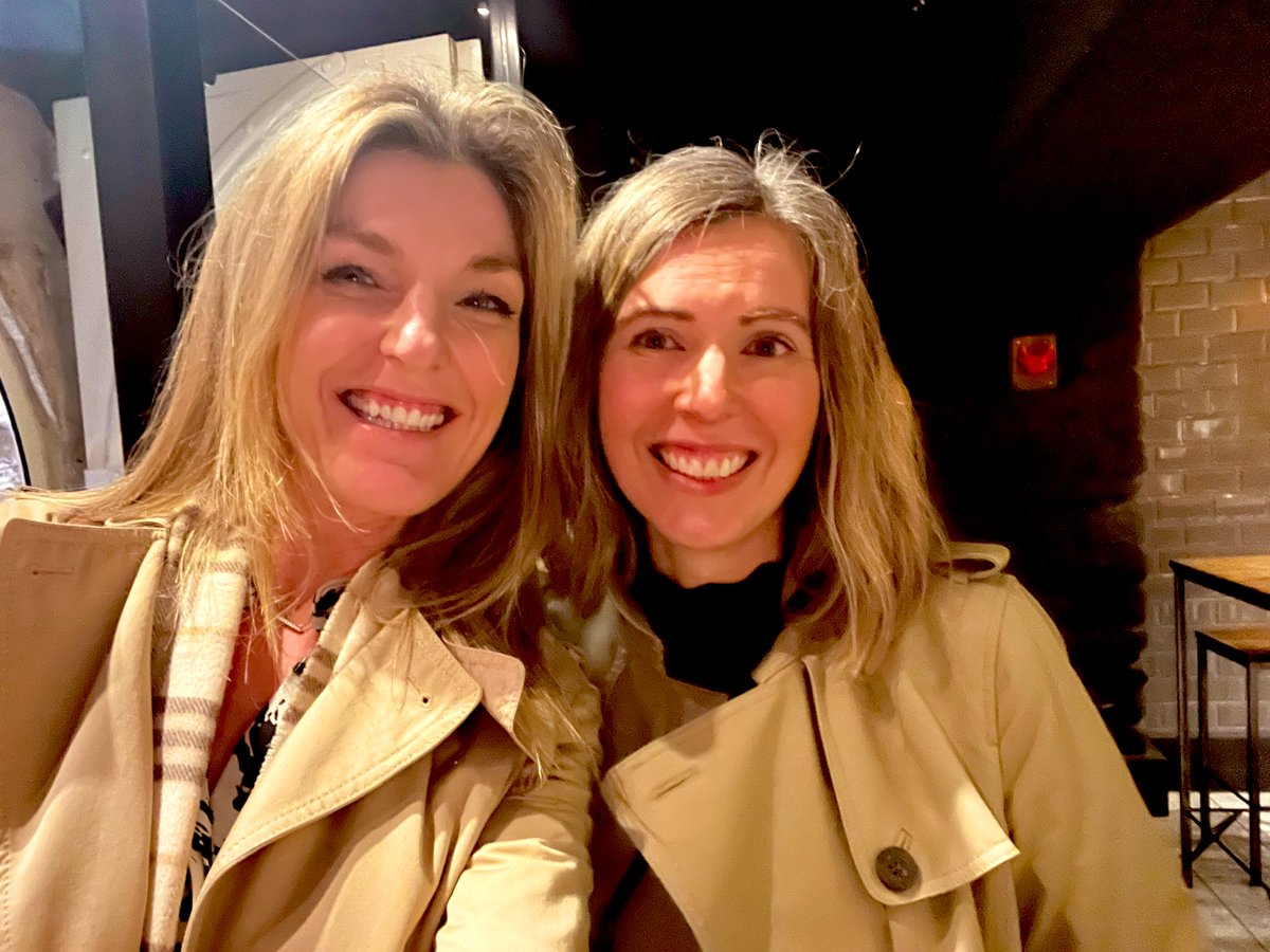 Guess who says hi @pbFeed @rogermwhitaker @tjrawlinson - team strategic partnerships ❤️ - lovely evening of tapas & catching up with @jennie_donald (& twinning coats! 🙈)