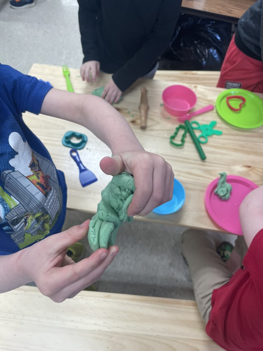 Nothing like visiting preK during play time! It was a quick boost to my spirits - who doesn’t love a hand made “gift”?