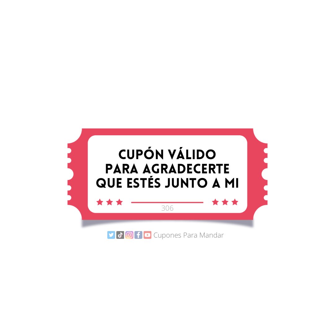 CuponesPaMandar's tweet photo. ๐
.
#cuponesparamandar #cupones #cupรณn #cupรณnvรกlido #cupรณnvรกlidopor #cupรณnvรกlidopara #mandarcupรณn #coupon #cuponero #Gracias #GraciasPorEstar #GraciasPorEstarJuntoAMi #JuntoAMi #BadBunny #BadBunnyEfecto #EfectoBadBunny #Efecto https://t.co/c1BdjkZa7G
