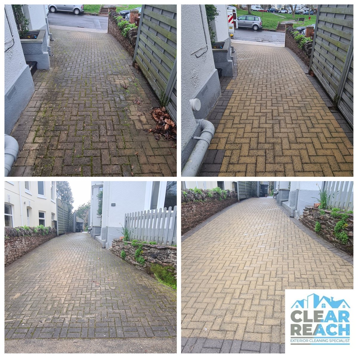 Pressure washing job completed today in Torquay today for a landscaping job,

Block Paving Driveway pressure washed and then treated with biocide to kill off the remaining black spot.

clear-reach.co.uk 

#exteriorcleaning #pressurewashing #blockpaving #drivewaycleaning