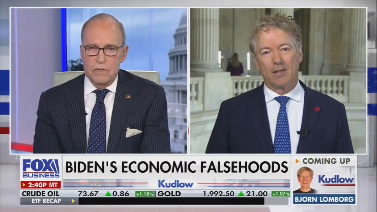 The Recount on Twitter: "Fox Business’ Larry Kudlow: “Not only do I ...