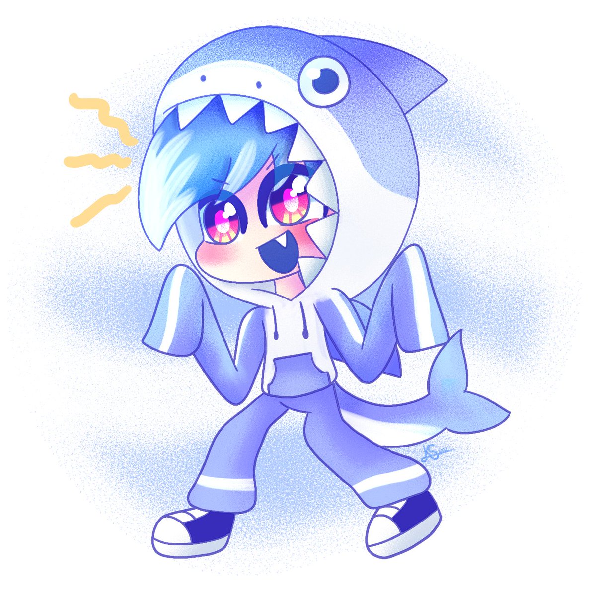_katstellar's tweet image. BlueFang 🦈
#ArtistOnTwitter #characterart