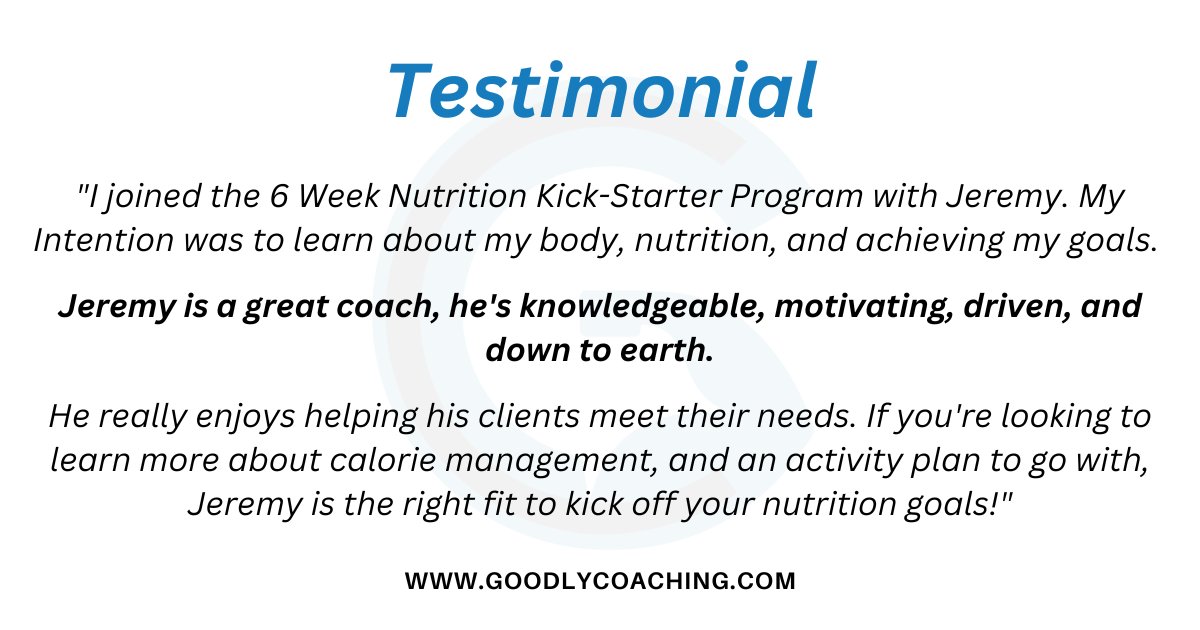 goodlycoaching's tweet photo. 𝗥𝗲𝗮𝗱 𝗺𝗼𝗿𝗲 𝘁𝗲𝘀𝘁𝗶𝗺𝗼𝗻𝗶𝗮𝗹𝘀 𝗼𝗻 𝗙𝗮𝗰𝗲𝗯𝗼𝗼𝗸 𝗮𝗻𝗱 𝗚𝗼𝗼𝗴𝗹𝗲. 𝗢𝗿 𝘃𝗶𝘀𝗶𝘁 𝗺𝘆 𝘄𝗲𝗯𝘀𝗶𝘁𝗲 𝘁𝗼 𝗹𝗲𝗮𝗿𝗻 𝗺𝗼𝗿𝗲. 👉 https://t.co/sg0cTC1NwO

𝗕𝗲 𝗚𝗼𝗼𝗱𝗹𝘆! 👊

#BeGoodly #Fitness #Nutrition #Coaching #OnlineCoaching #Testimonial https://t.co/8LE3sWRR5J