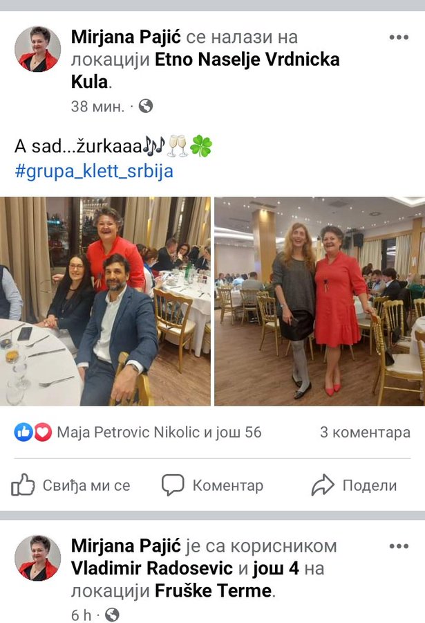 AlekKavcic's tweet photo. Без блама!

Драго ми је да овај симпозијум директора у организацији Klett-а називате правим именом

ЖУРКА

а платио родитељ и порески обвезник који грца плаћајући ваше "über qualität"-не уџбенике и тродневне интернационалне семинаре у луксузним хотелима. 

Опамети се Србијо!

. https://t.co/zXjBxLGTsl