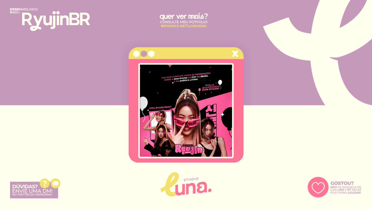 ♡ - Desenvolvido para: <a href="/RyujinBR/">Ryujin Brasil</a> 

Obrigado pela preferência!😉
Luna Studio | 2023.