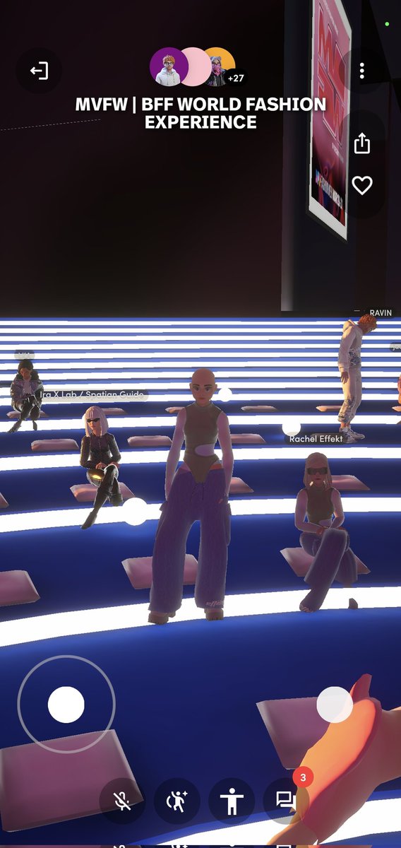 Metaverse Fashion week with  <a href="/TheEffektXYZ/">EFFEKT</a> and <a href="/MyBFF/">BFF 🌈</a> this was fun. Thanks @racheleffekt
